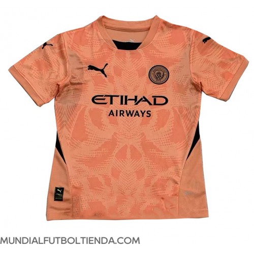 Camiseta Manchester City Portero Segunda Equipación Replica 2024-25 mangas cortas